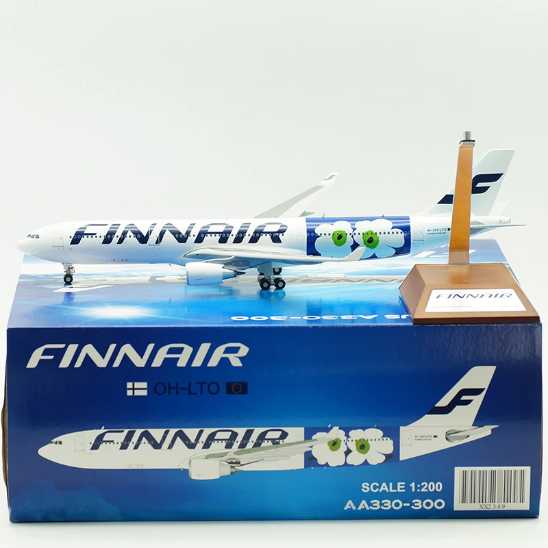 

Diecast 1:200 Scale A330-300 OH-LTO FINNAIR Airlines Alloy Airplane Model Toys Aircraft Metal Plane Gifts Souvenir Ornaments