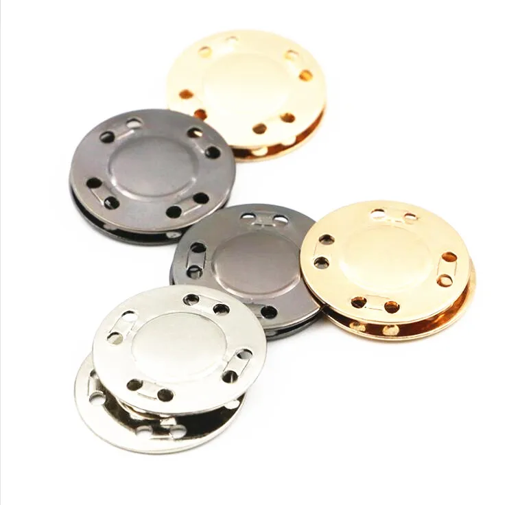 Магнитная пуговица одежда Круглая Металлическая магнитная пряжка невидимая