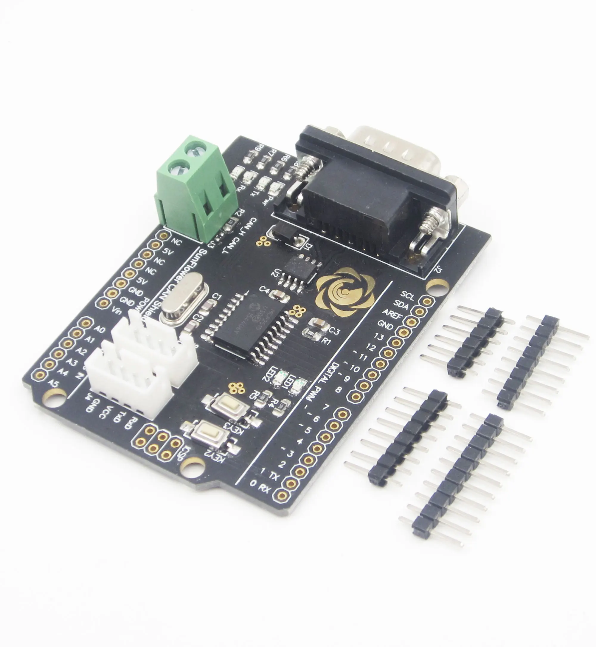 MCP2515 CAN щит контроллера для Arduino UNO R3 модуль платы UART I2C IIC SPI интерфейс