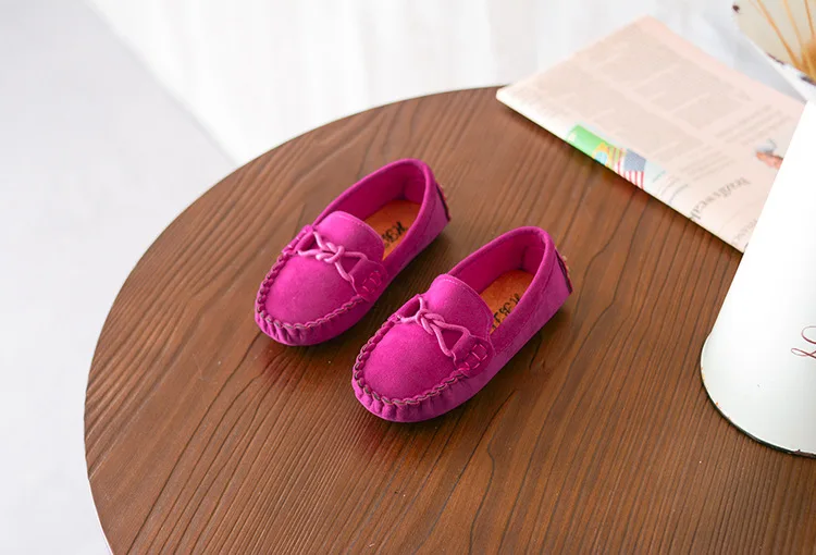 Size 21-35 Baby Toddler Shoes Spring Summer Children Soft PU Leather Casual Shoes Boys Loafers Girls Moccasins Shoes