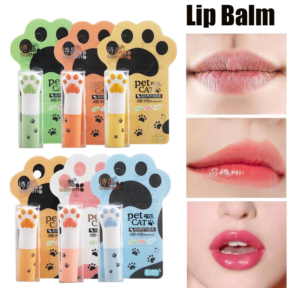 Натуральный фруктовый экстракт бальзам для губ Желейный бесцветный против