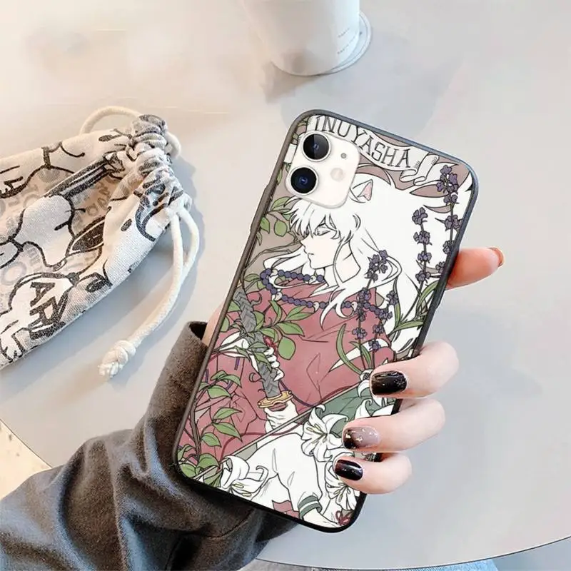 

Inuyasha Phone Case for iPhone 11 12 pro XS MAX 8 7 6 6S Plus X 5S SE 2020 XR mini