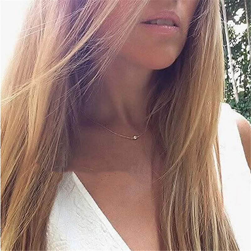 

Women Long Necklace Bare Back Gold Crystal Rhinestone Pendant Chain Necklace Backdrop Beach Body Jewelry