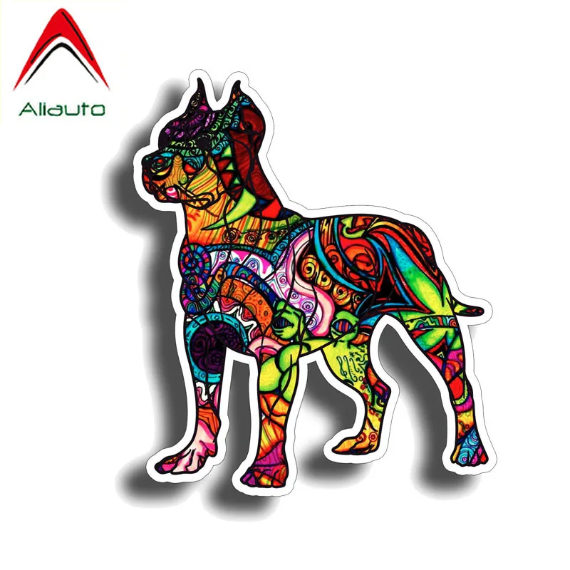 

Aliauto Animal Graffiti Pitbull Sticker Funny Automobiles & Motorcycles PVC Decal Car Sticker Waterproof,12cm*14cm