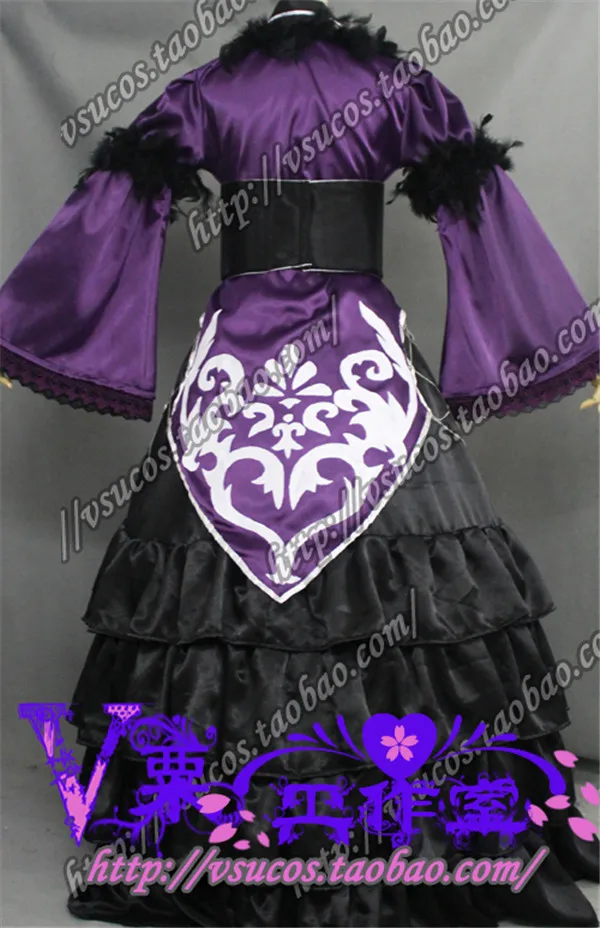 TouHou Project Юкари Якумо фиолетовое великолепное женское торжественное платье