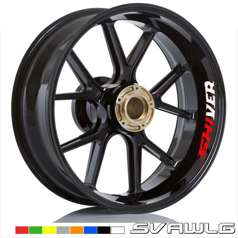 Новинка Высококачественная наклейка на колесо мотоцикла полосатый