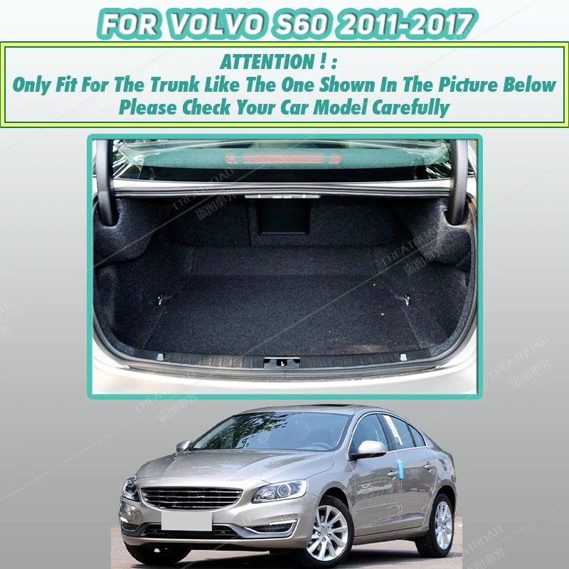 Коврик для багажника автомобиля APPDEE Volvo S60 2011 2012 2013 2014 2015 2016 2017