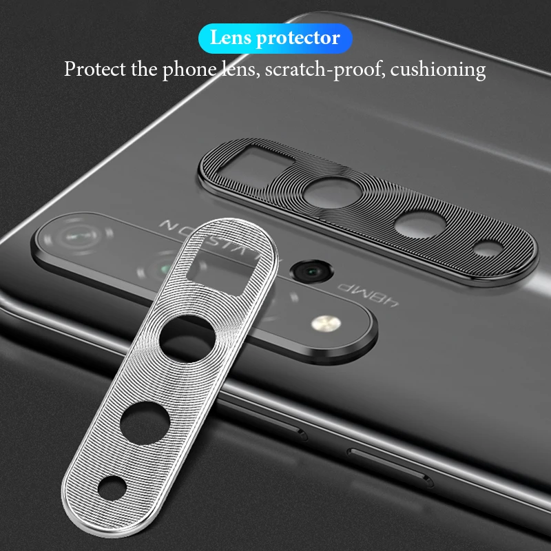 Задняя крышка для камеры Huawei Nova 4 4e защитная объектива с кольцом Honor 20 Pro