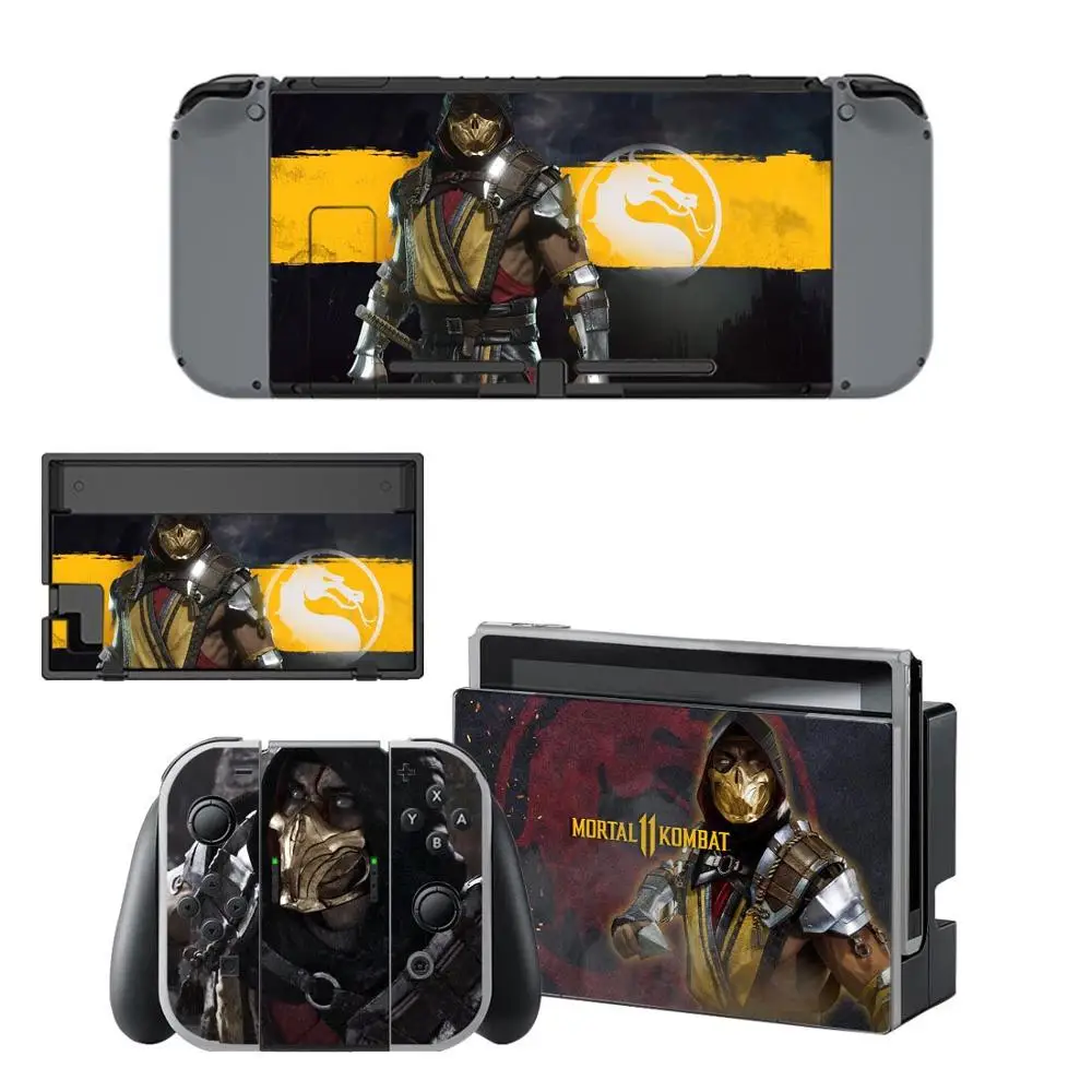 Наклейка на переключатель mmoral Kombat 11 для nintendo наклейка switch полный комплект