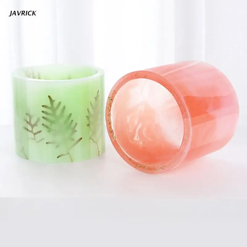 

Pen Holder Epoxy Resin Mold Succulent Plant Pot Silicone Mould DIY Crafts Decorations Ornaments Casting Tool