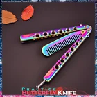 Новинка 2021, цветной Учебный нож-бабочка, расческа, щетка для бороды цеп-бабочка, тренировочный Безопасный инструмент, тренировочный инструмент для пальцев