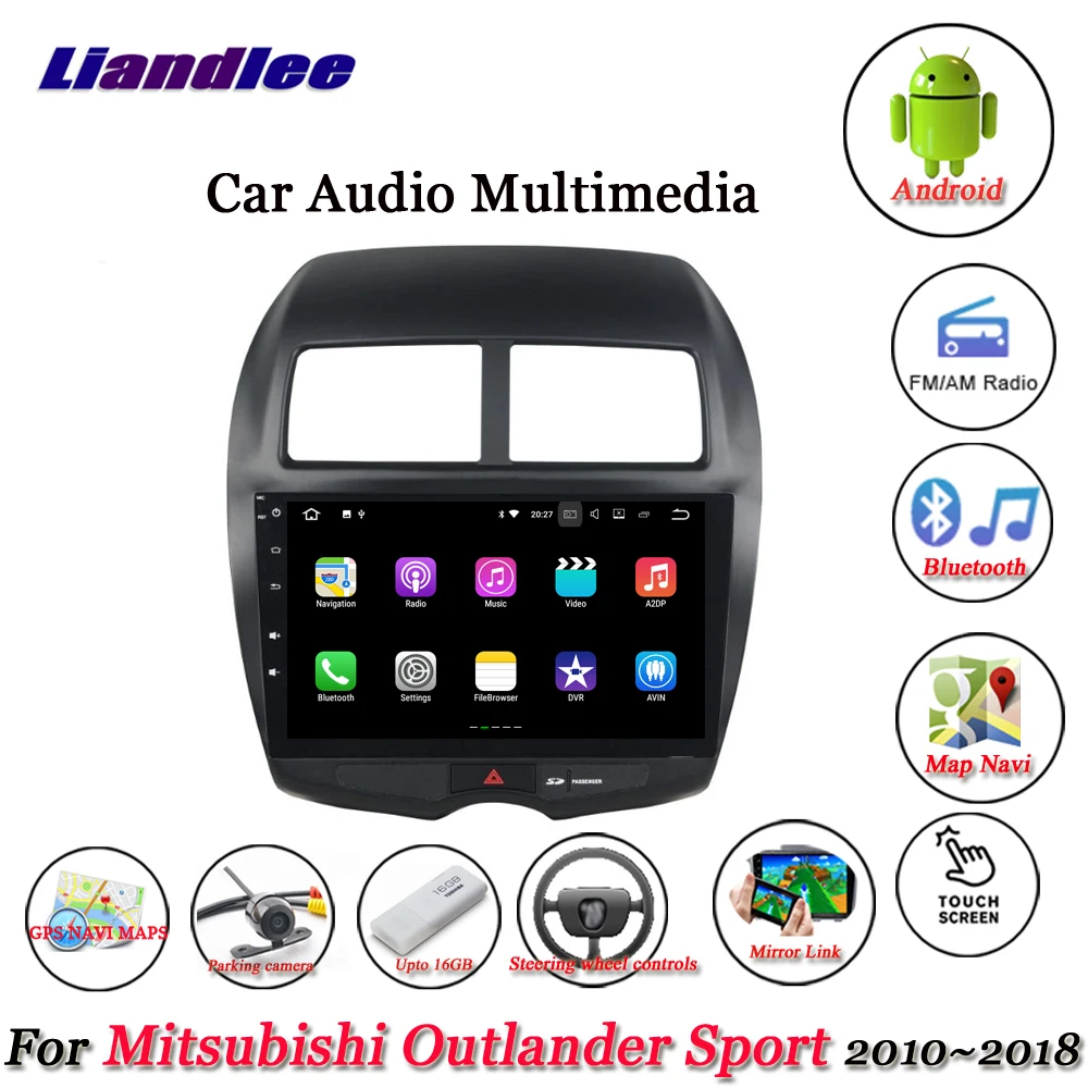 Автомобильная Мультимедийная система Android для Mitsubishi Outlander Sport 2010-2018 стерео видео
