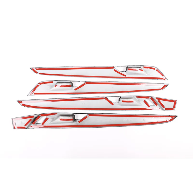 

4pcs Dark Wood Grain Color - ABS Car Modification Interior Door Decorator Panel Cover Trim For BMW X1 F48 2016-2019 Accessories