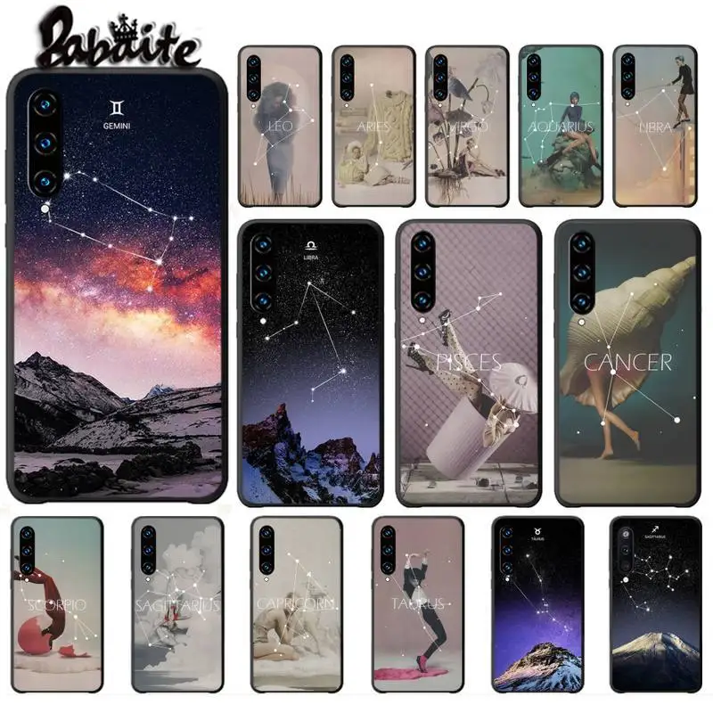 Роскошный чехол для телефона Babaite Twelve concellations Huawei Y7 2019 Mate 10 20 Lite Pro Honor 9x