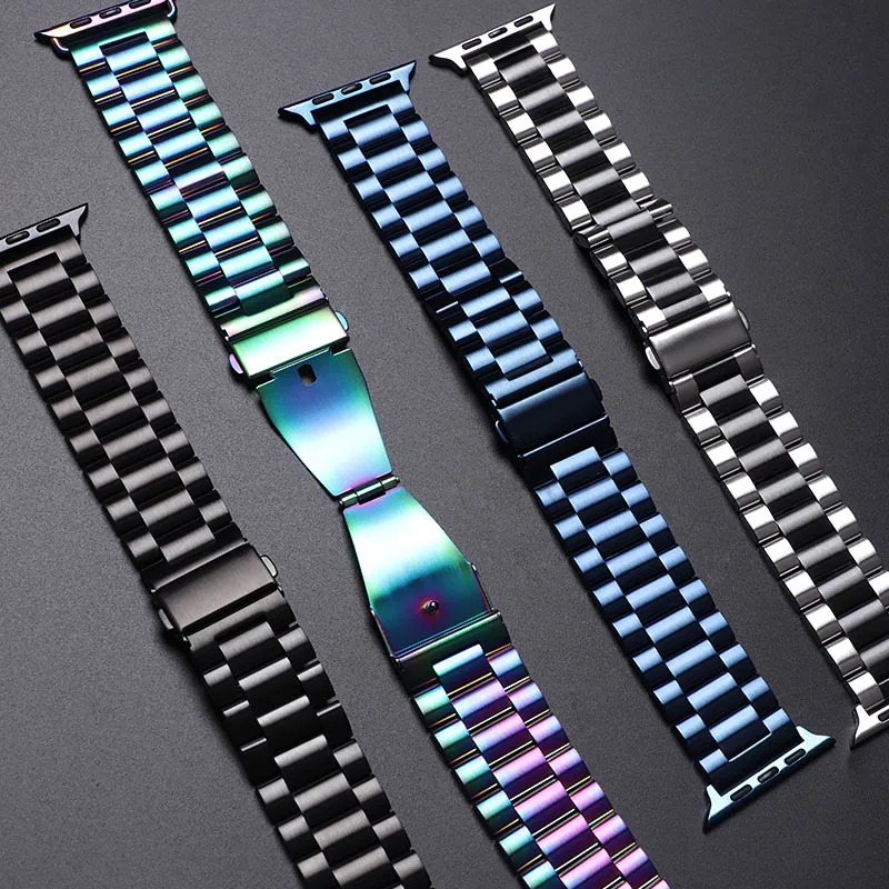 

Metal Strap for Apple Watch 6 SE 5 4 3 2 1 Band 44mm 42mm 40mm 38mm Watchband Stainless Steel Bracelet for iwatch Series