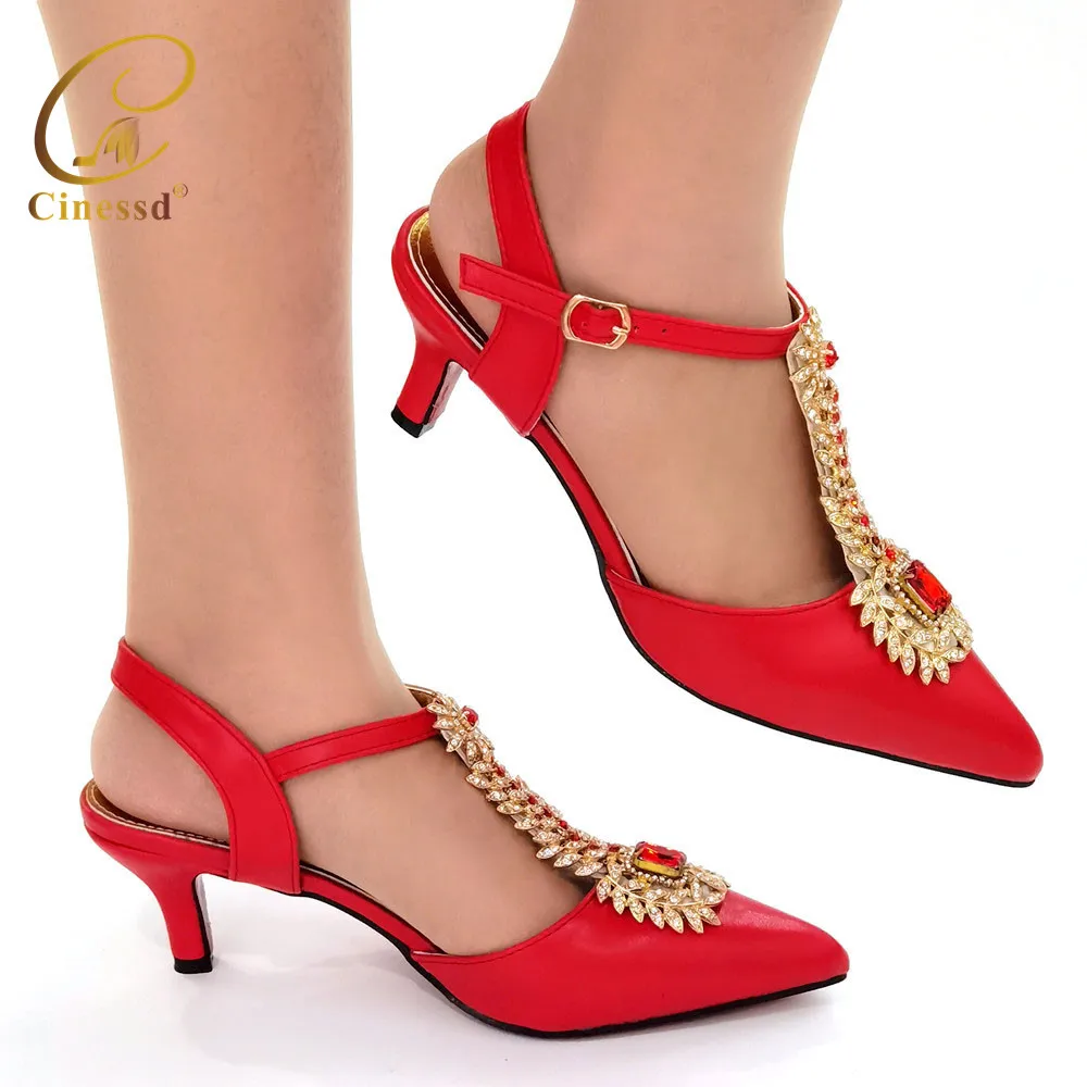 

Туфли-лодочки женские свадебные, итальянский стиль, без застежки, низкий каблук, в нигерийском стиле, туфли-лодочки, 2021