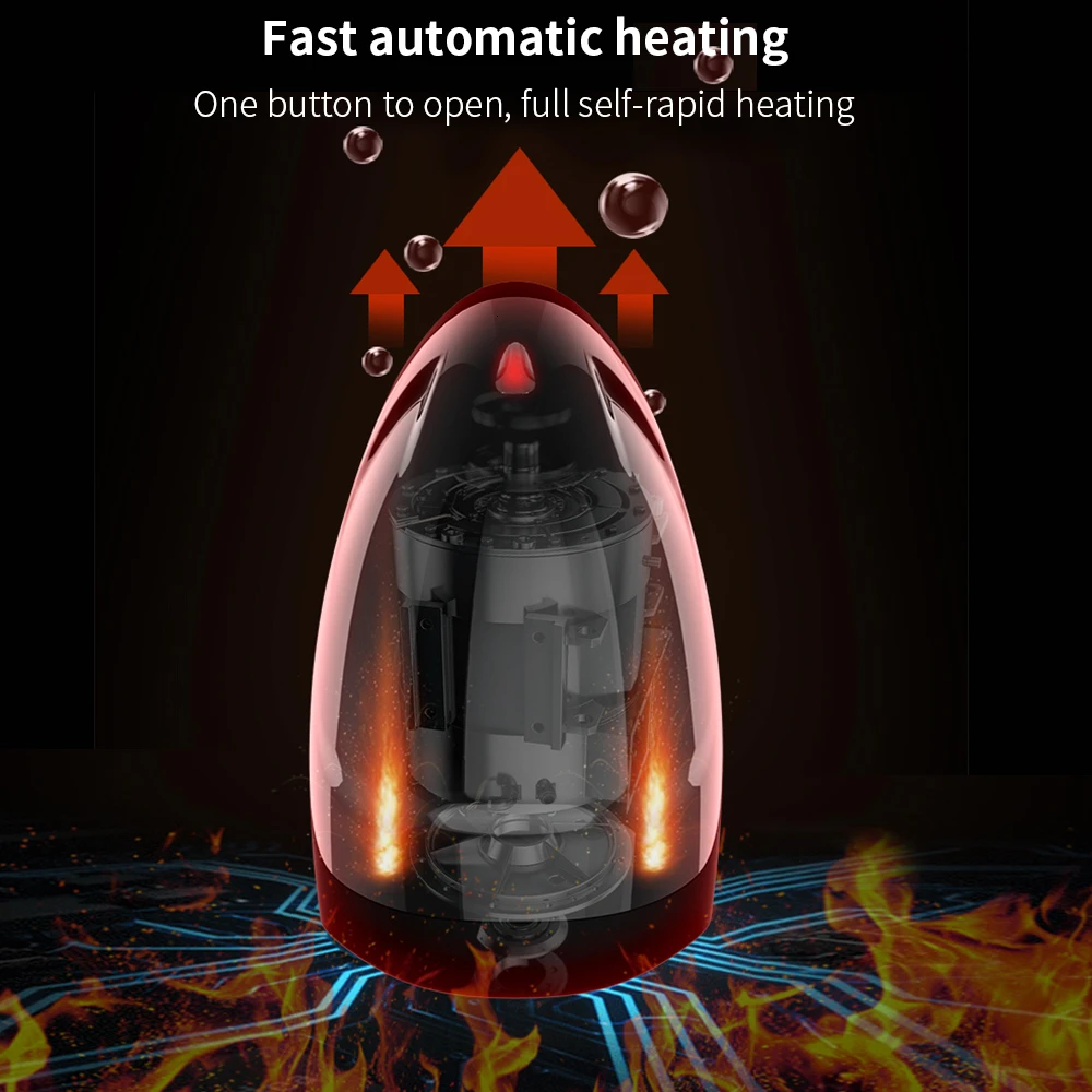 Вибрационный Мужской мастурбатор Rends Pulse с подогревом вибратор для точки G мужчин