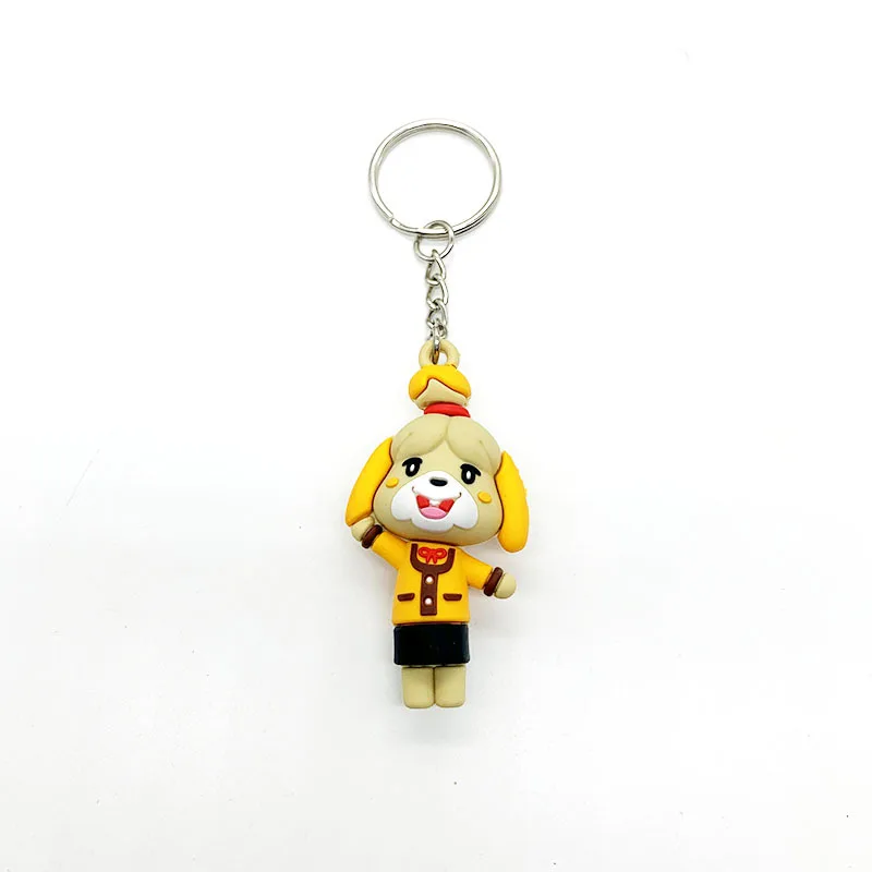 

Random One New Animal Forest Key Chain Animal Crossing Isabel Animal Forest Friends Bracelet Charm Doll