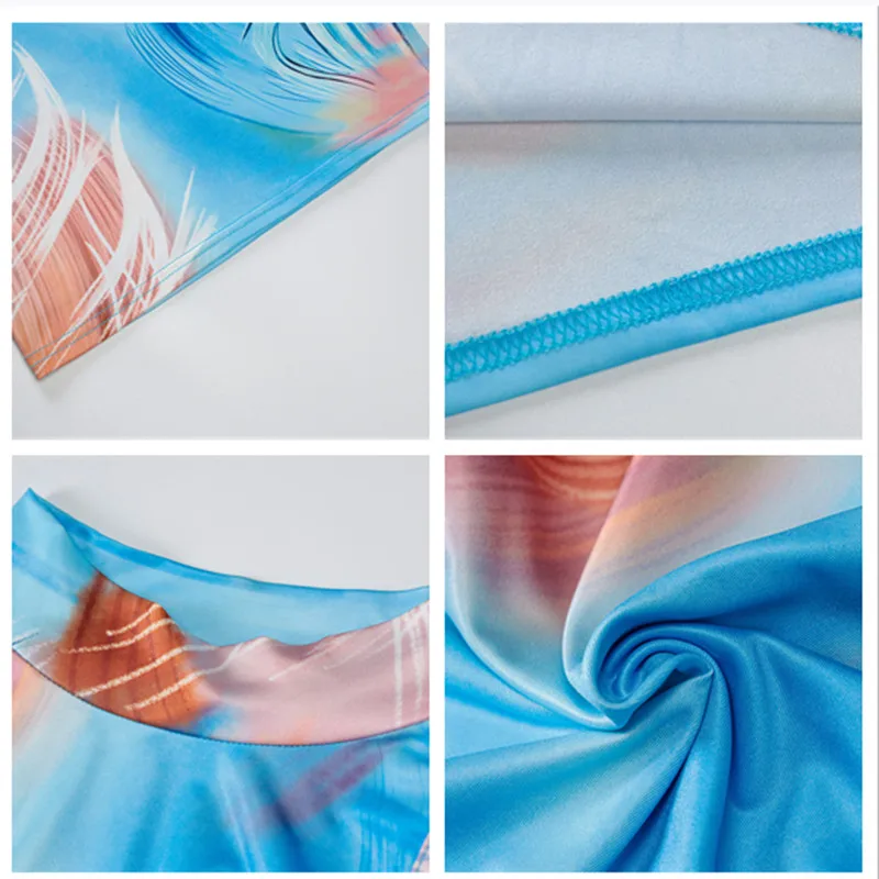 

Tie Dye Dress Summer Midi Backless Women's Dresses Sleeveless Long Sundress Female Bodycon Casual Clothing