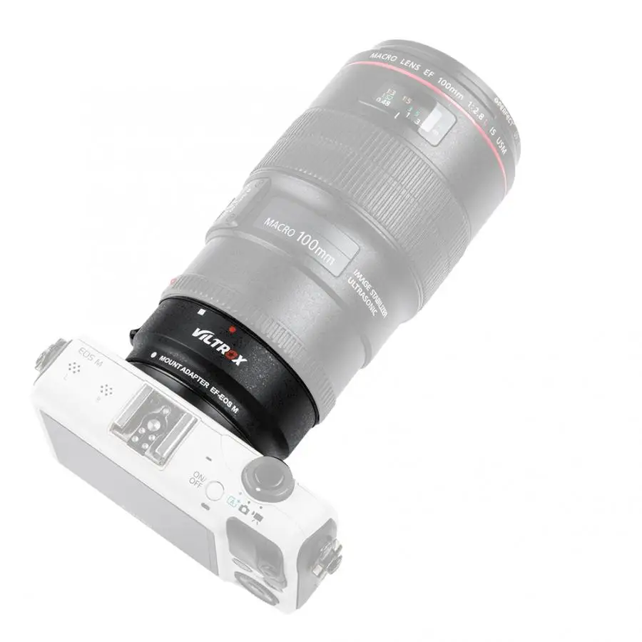 Viltrox EF-EOSM AF Крепление объектива Кольцо адаптер для Canon EF EF-S объектив для Canon EOS M беззеркальная камера