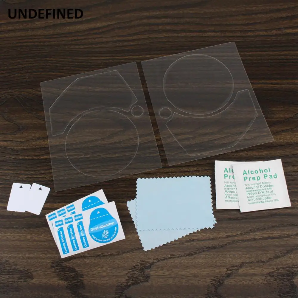 2 комплекта Защитная пленка для экрана приборной панели мотоцикла Наклейка