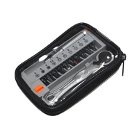 33 in 1 mini tool set box mini screwdriver bit car repair tool professional socket wrench ratchet combo kit multi tool for auto