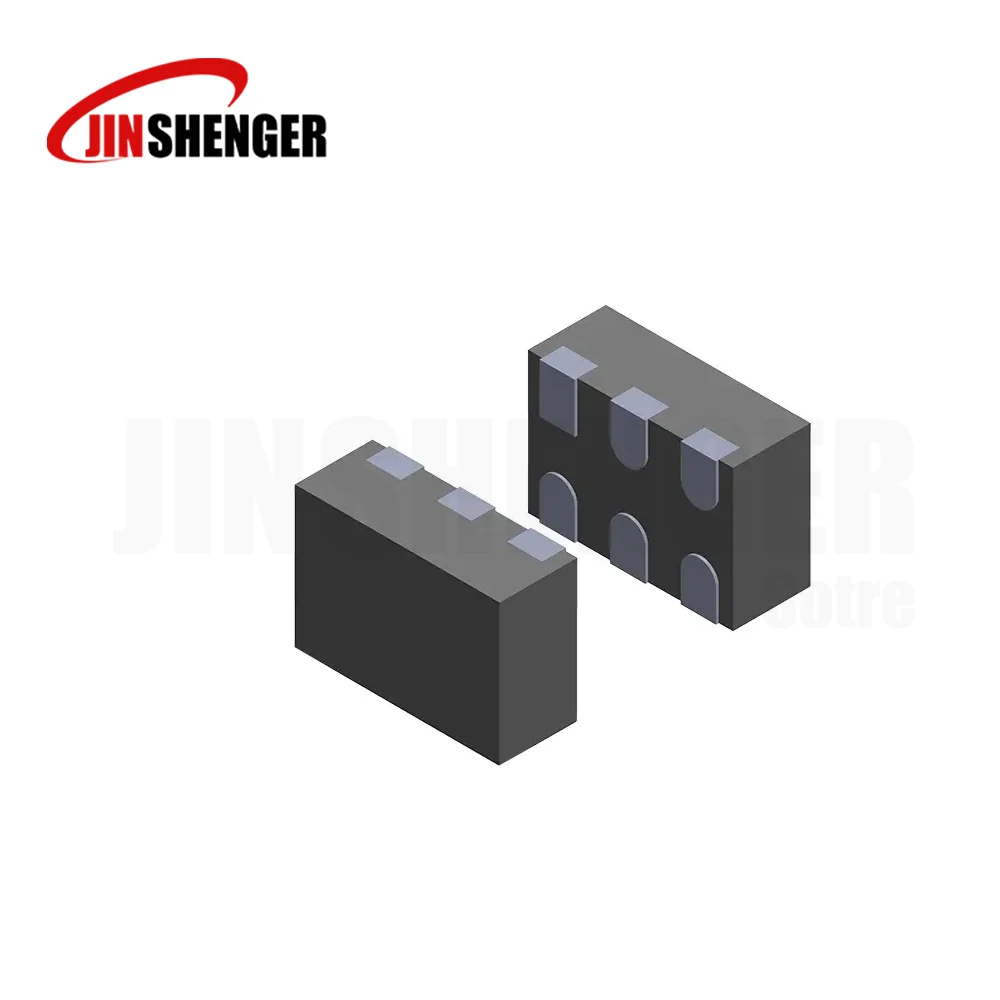 

10 шт./лот новые и оригинальные ESDALC6V1-5M6 ESDALC6V1 TVS DIODE 3V 6uqfn