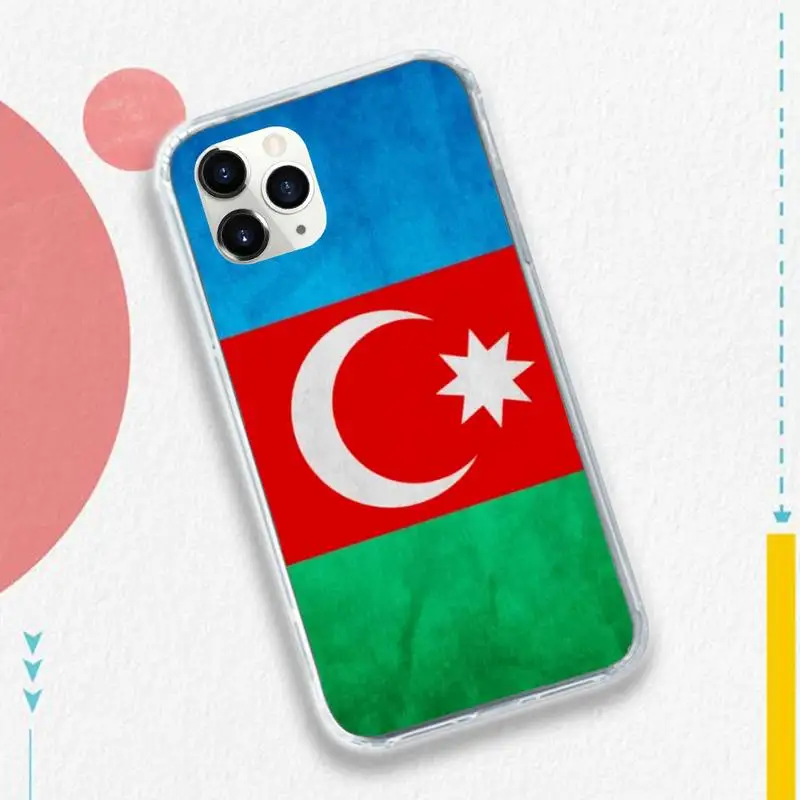 

Azerbaijan buta flag fashion pattern high quality Phone Case shell for iPhone 11 12 pro XS MAX 8 7 6 6S Plus X 5S SE 2020 XR
