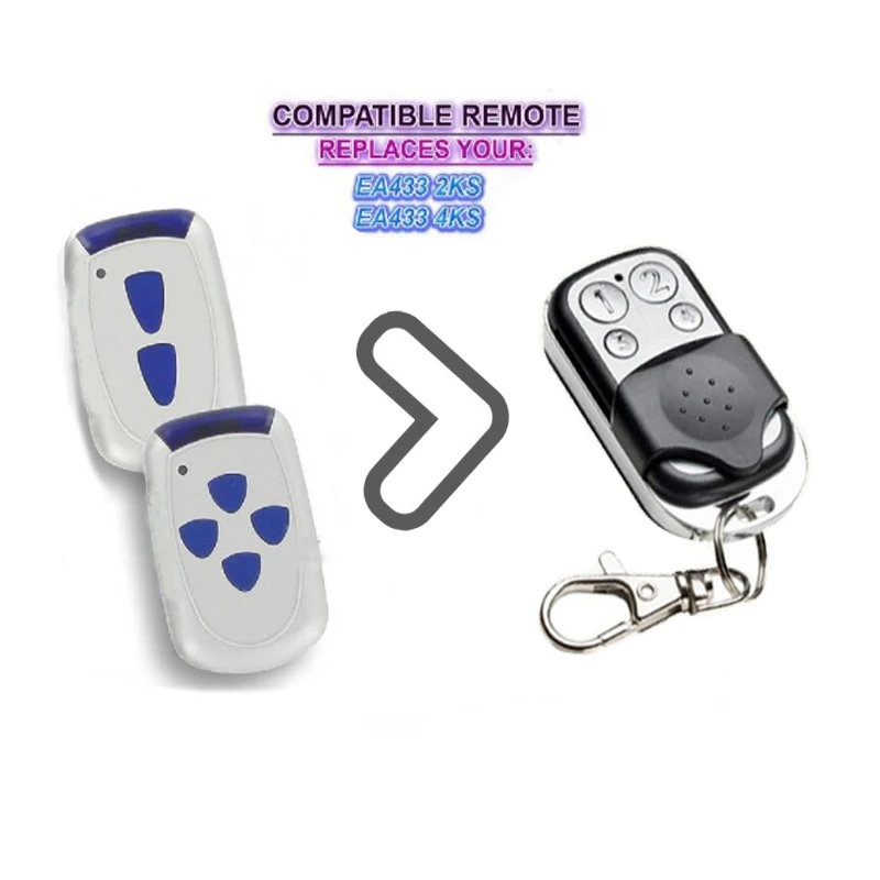 

Garage door remote control opener for EA433 2KS,EA433 4KS replacement