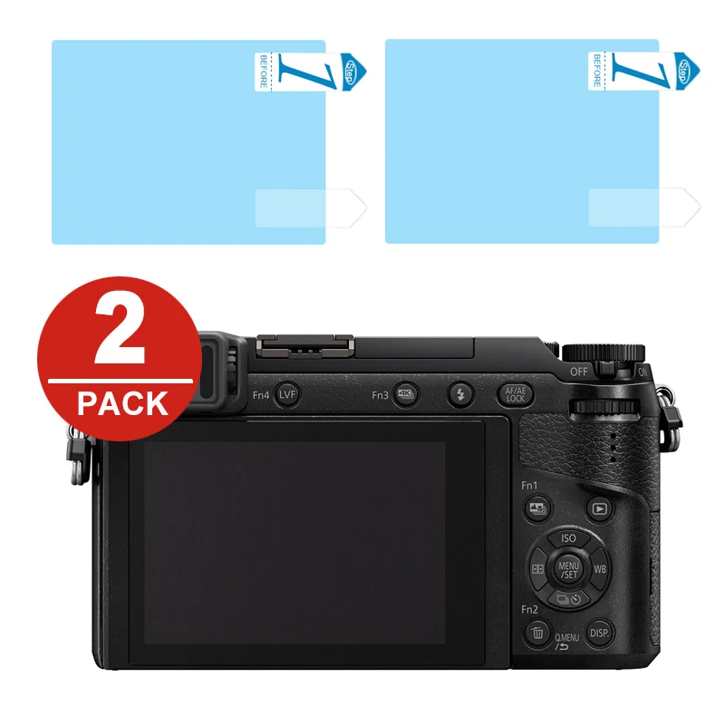 2 шт. Защитная пленка для ЖК экрана Panasonic GH5II GH5s GH4 GX9 GX8 GX7 Mark III G9 G8 GX85 GX80 G85 G80 GF9 GF8