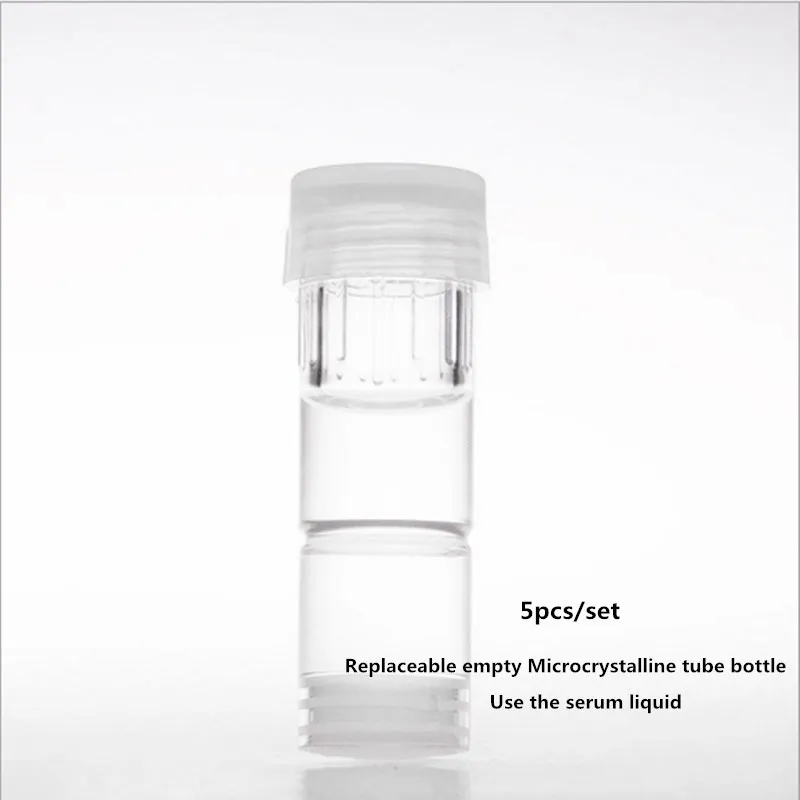 5PCS Bottles Нано микроиглы инъекции воды Пистолет Мезотерапия гидролифтинг воды инжектор иглы микрокристалл инъекция, инструменты - Цвет: 5PCS Bottles