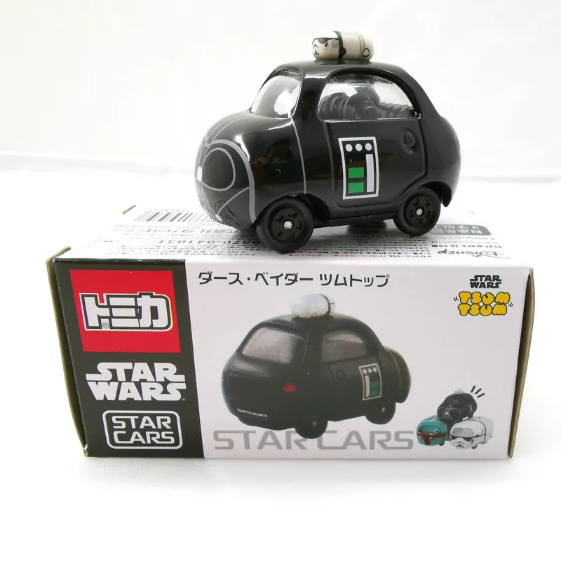 Дисней Tomy Tomica автомобиль Звездные войны белый солдат черный солдат литые игрушки металлическая модель автомобиля - Цвет: 872009