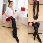 1 пара, женские Хлопковые гольфы в горошек, с принтом в виде звезд, милые гольфы для девочек, лидер продаж