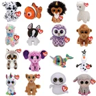 15 см Ty Beanie Boos большие блестящие глаза набитые животные, Лев, динозавр, леопард, тигр, строительные модели, подарок