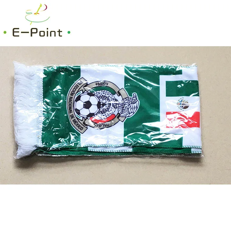 

145*16 cm Size Mexico National Football Team Scarf for Fans 2018 Football World Cup Russia Double-faced Velvet Material