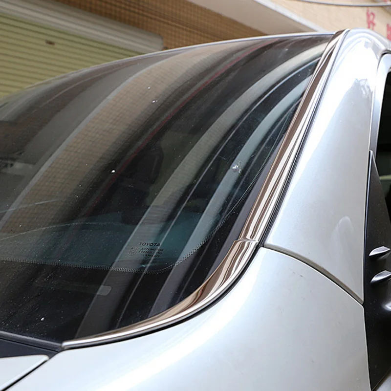 QCBXYYXH автомобильный Стайлинг из нержавеющей стали переднее украшение лобового