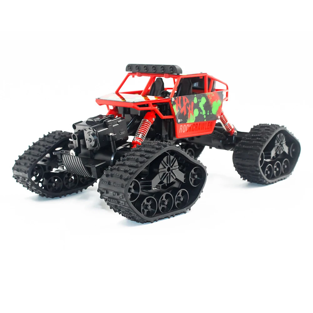 1/18 2WD высокоскоростной Радиоуправляемый внедорожный альпинистский гусеничный автомобиль Снежная дорожка детская игрушка симулятор Радиоуправляемый автомобиль игрушки для детей