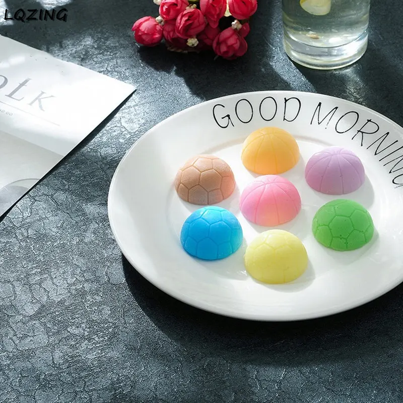 7 ячеек Мультяшные стерео футбол баскетбол форма для шоколадного мусса формы