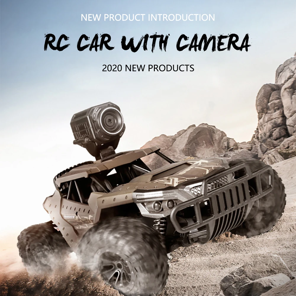 Автомобиль с дистанционным управлением HD-камерой широкими шинами из