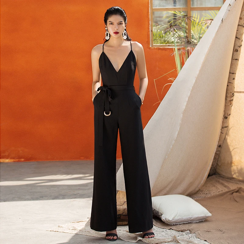 2019 женские длинные Комбинезоны VERRAGEE в новом стиле | Женская одежда