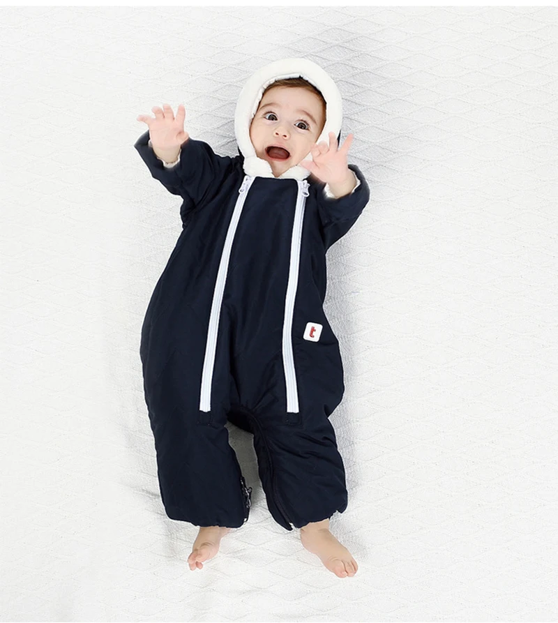 Зимний утепленный для детей конверт комбинезон 2in1 комбинезоны детская одежда