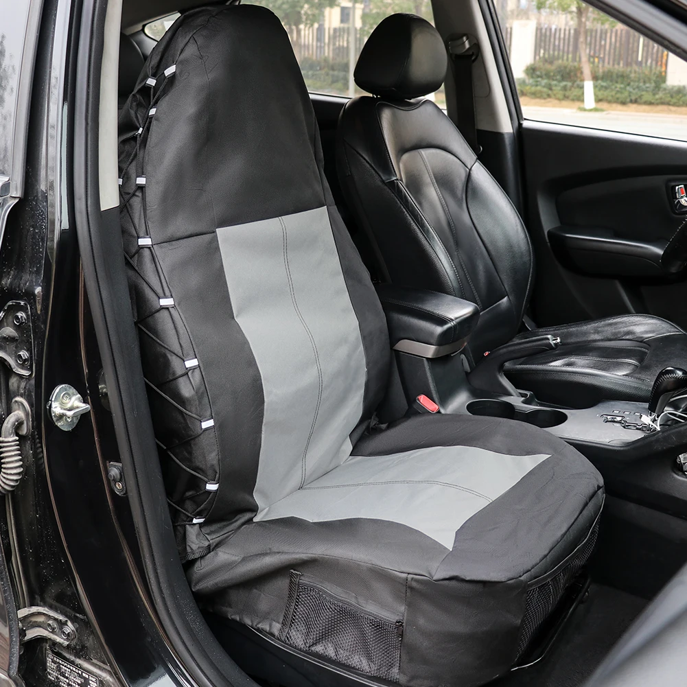 Водонепроницаемый чехол JINGJINGOLD для сиденья с несколькими карманами серый