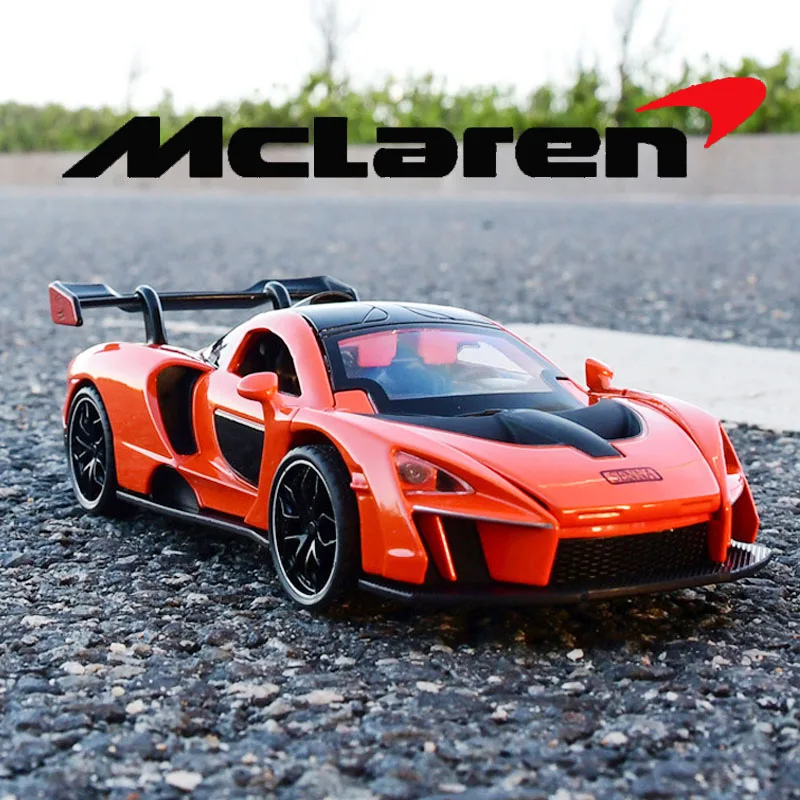 

Nicce 1:32 McLaren Senna DieCast Sports Car Model Toy Alloy Simulation Sound Light Pull Back Supercar Toys Vehicle for Gift A288