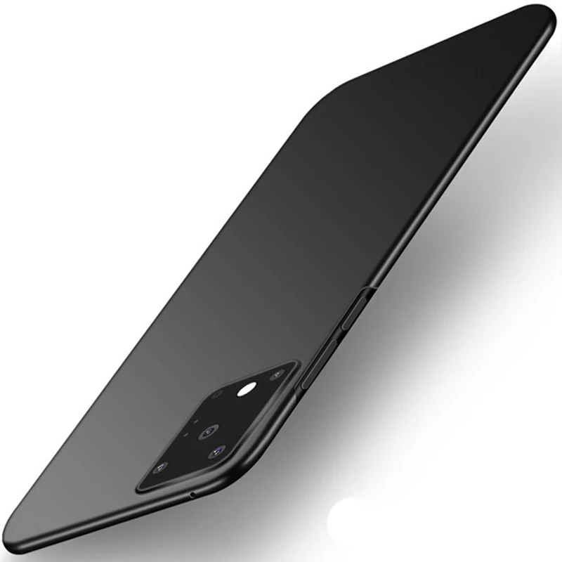 Ультратонкий матовый пластиковый силиконовый чехол накладка для Samsung Galaxy S20 Ultra S