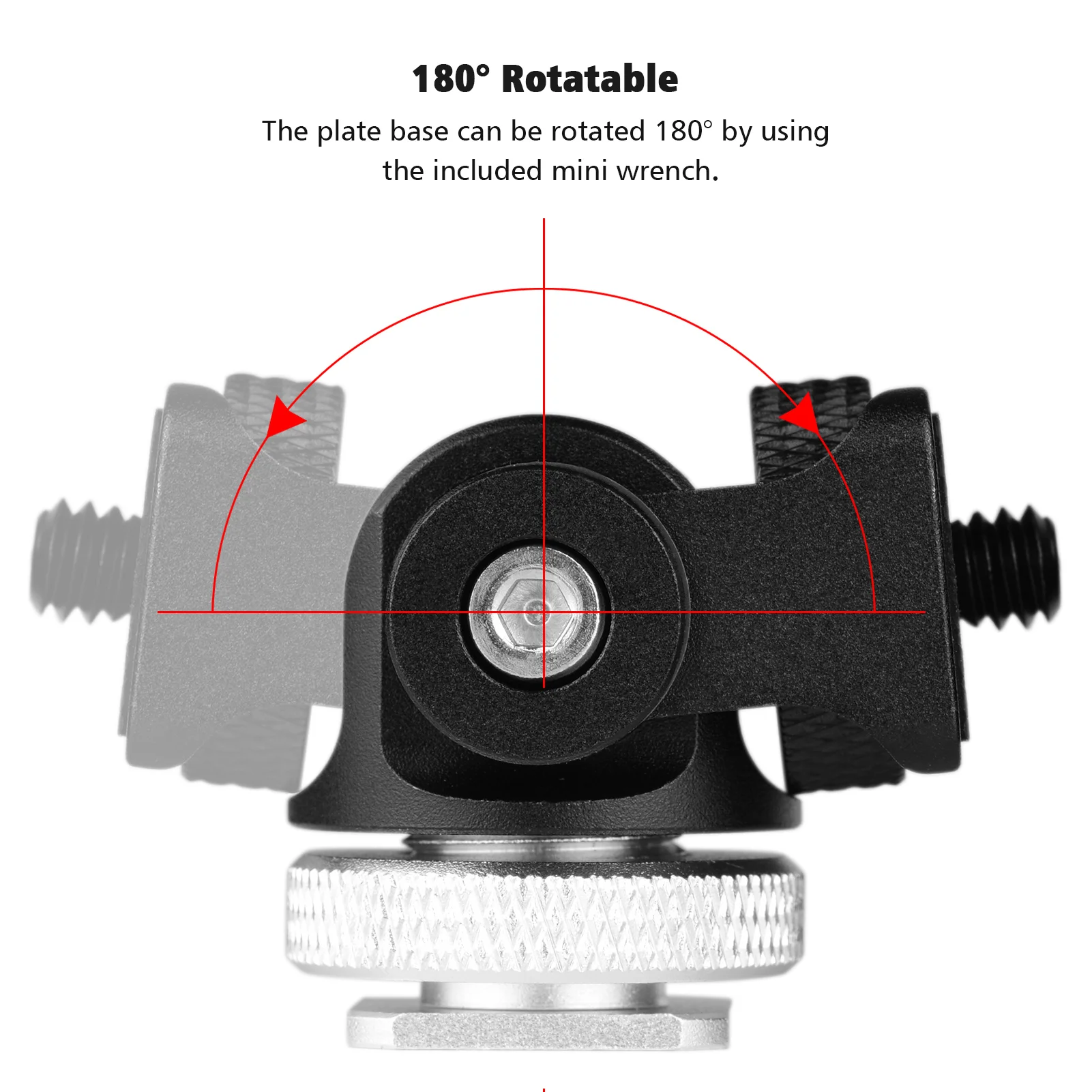 Andoer Мини монитор крепление штатива адаптер Холодный башмак алюминиевый сплав 1/4
