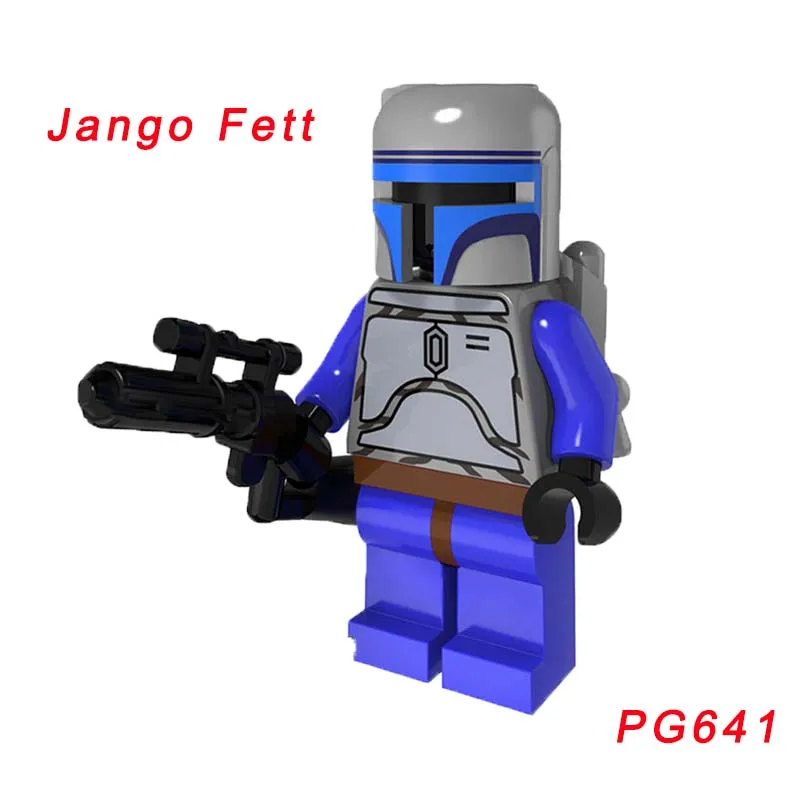 pg641 Одиночная Звездные войны кирпич Боевой Дроид Malbus Leia Luke Skywalker Qui Gon Ro-Gr супер Боевой Дроид K2So строительный блок - Цвет: pg641