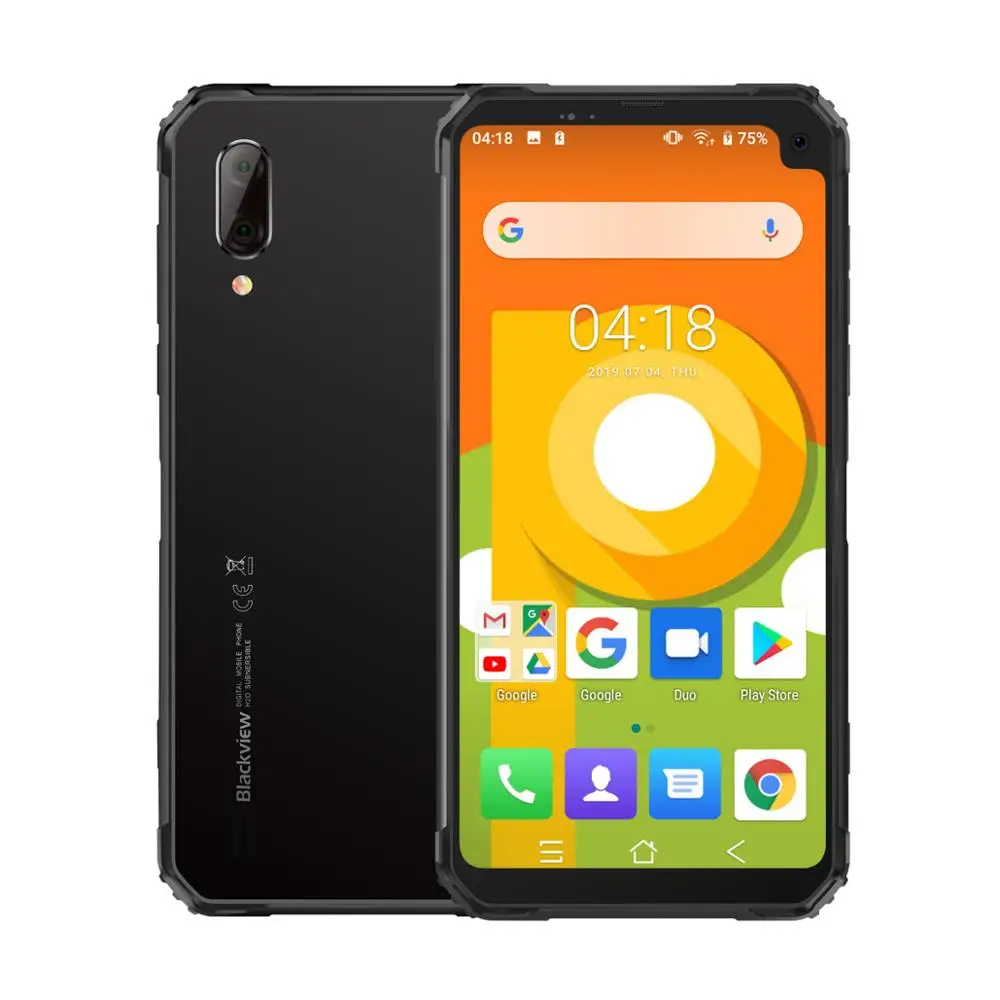 Blackview BV6100 IP68 Водонепроницаемый Открытый 6 88 &quotсмартфон Helio A22 Quad 3 ГБ + 16 Android 9 0 5580