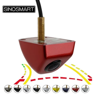 Универсальная парковочная камера SINOSMART HD для заднего хода с динамической траекторией, 6 в, 12 В