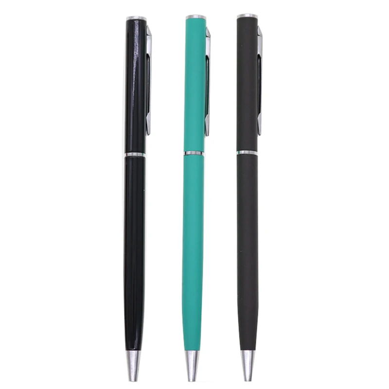 

1,0 мм набор канцелярских принадлежностей для студентов, голубая металлическая пуля, простые аксессуары, гелевая ручка для учеников, 3 шт.