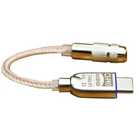 new type c to 3 5mm hifi digital headphone amplifier cs46l41 chip decoding dac audio adapter cable for android win10